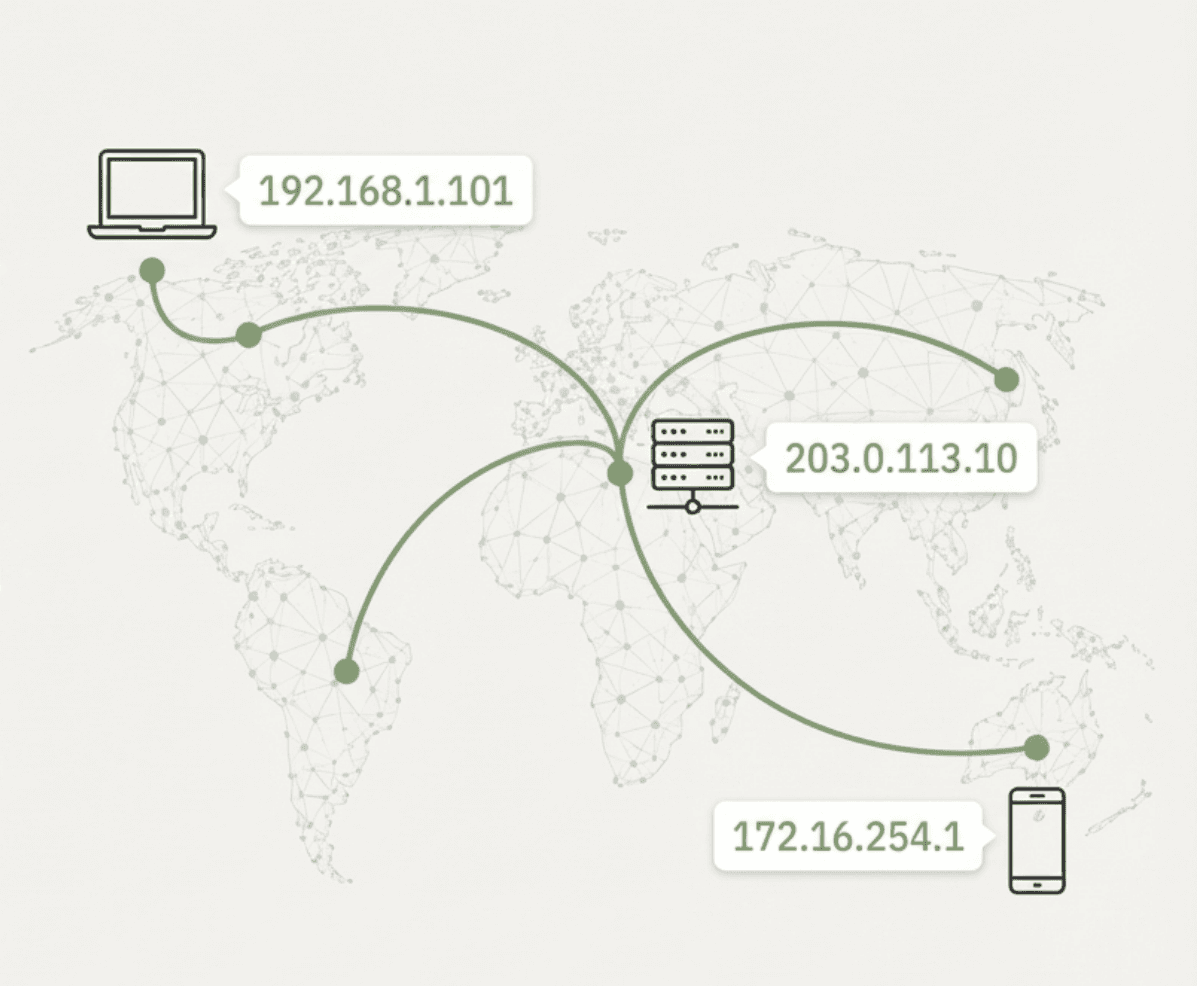 ตัวอย่าง IP Address (IP Address example)
