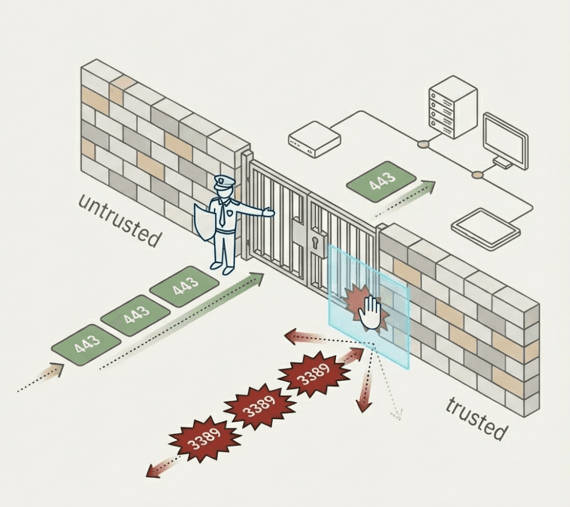 การป้องกันโดยใช้ Firewall (Security-Firewall)