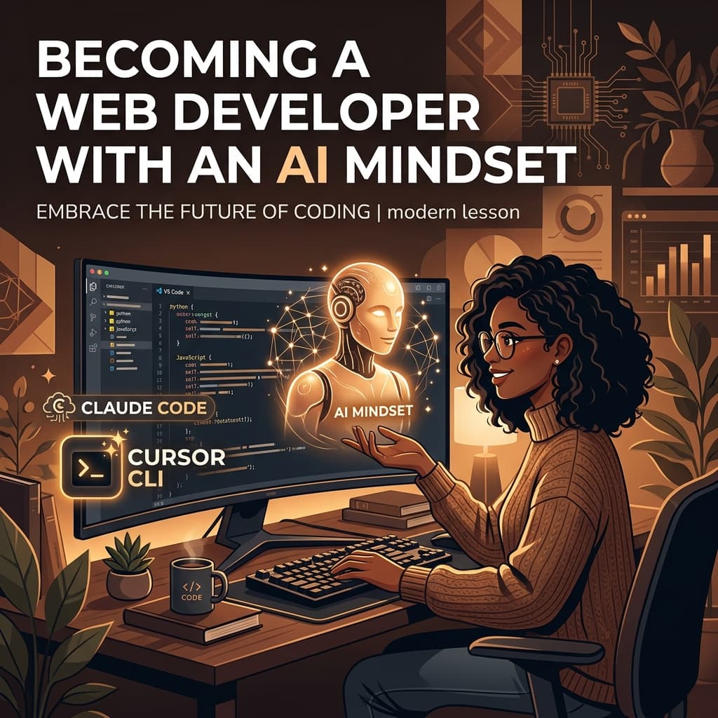 เริ่มเป็น Web Developer วันนี้ พร้อมพุ่งทะยานในปี 2026 ด้วย AI Mindset