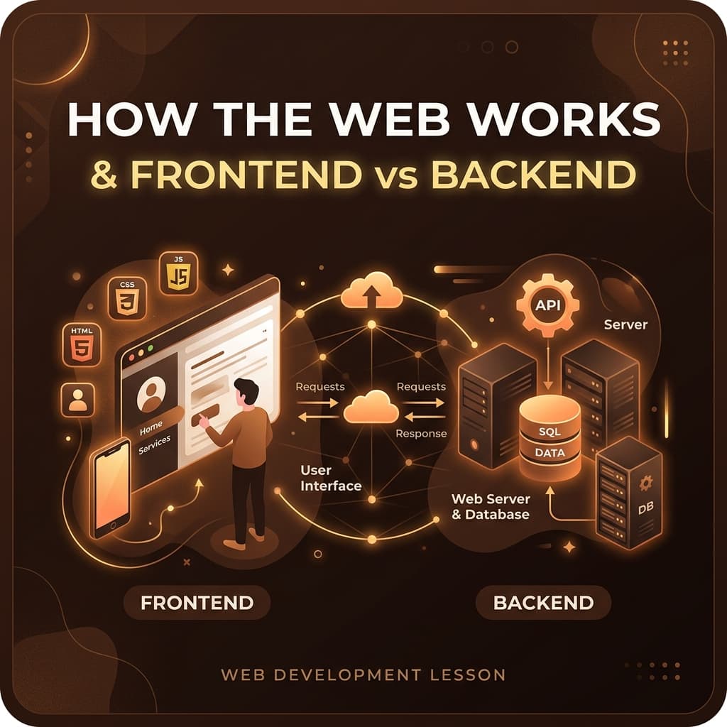 เข้าใจภาพรวมของ Website และบทบาทของ Frontend vs Backend