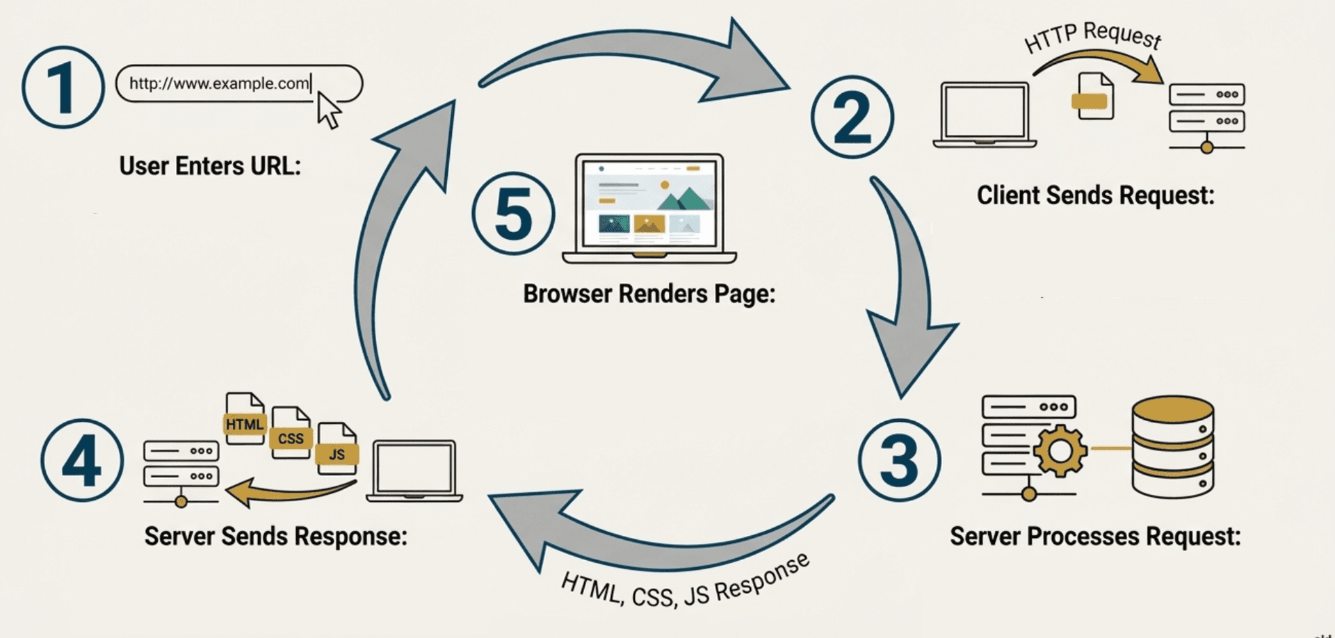 -ขั้นตอนการทำงาน request -response
