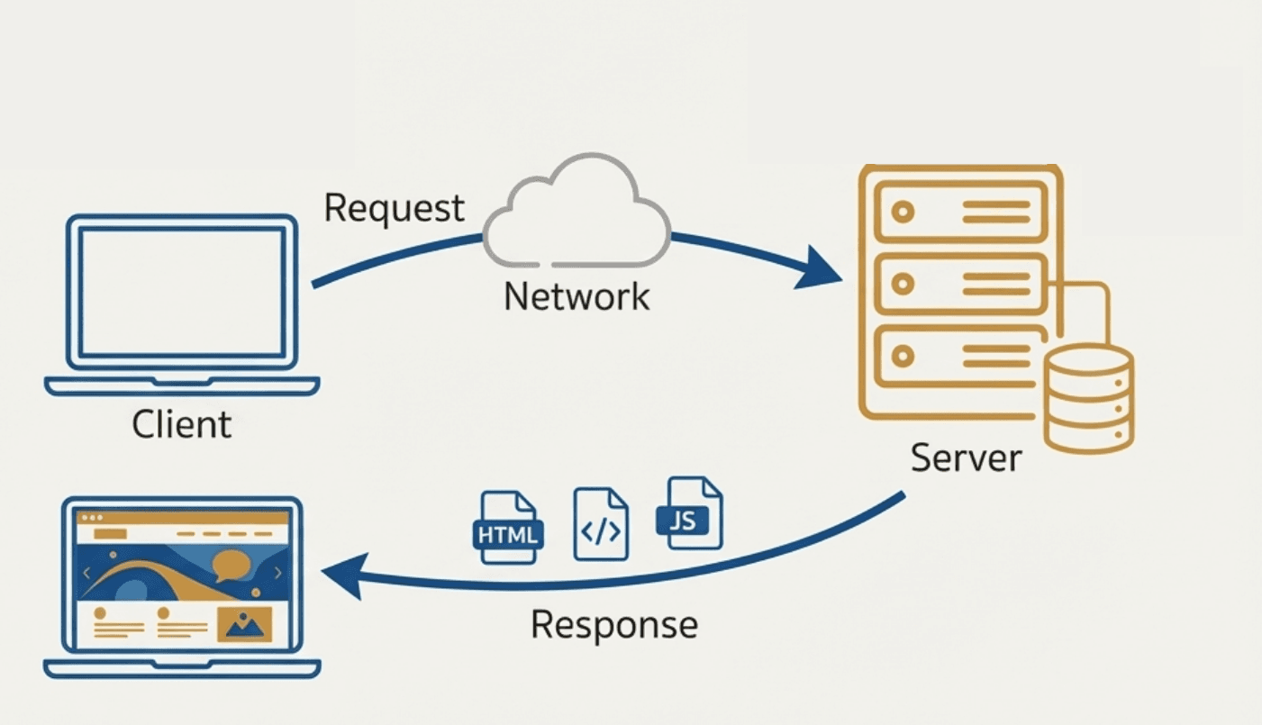 สรุปการทำงาน client - server 