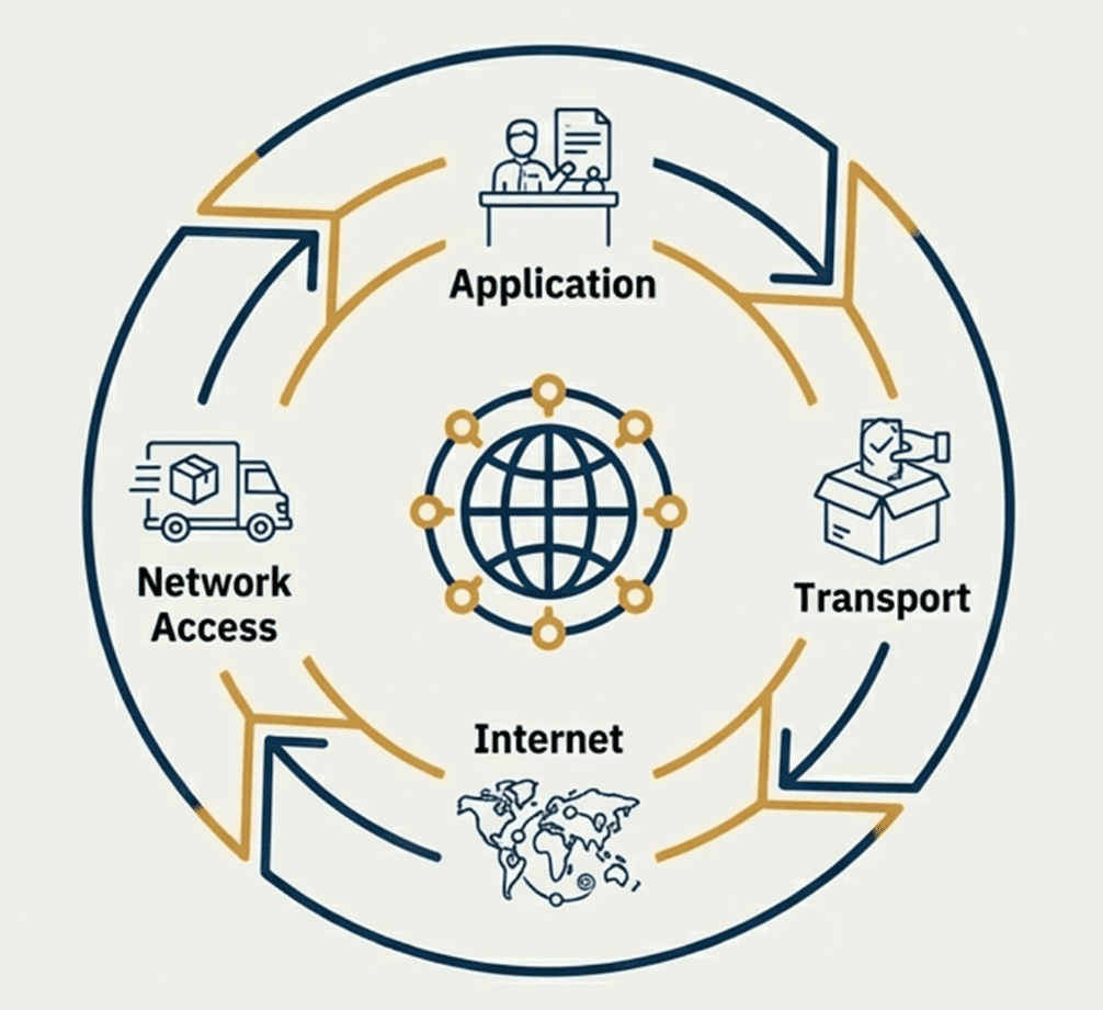 สรุป TCP-IP-model